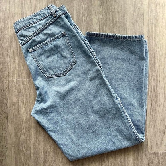 Forever 21 Denim - Forever 21 Jeans Womens Size 31 Light Wash Utility High Rise Pants‎